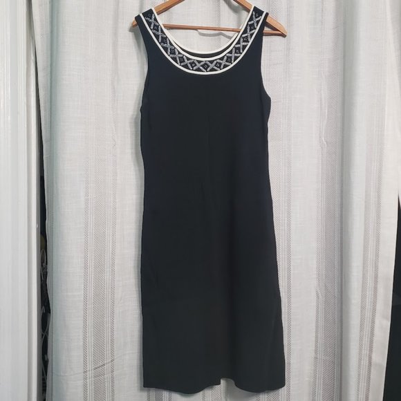 Max Studio Bead Embroidery Tank Dress Size Large (Part of set) - Picture 1 of 7